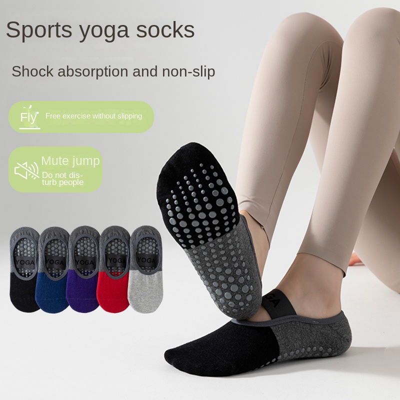 Yoga Fitness Yoga - 5쌍 크로스보더 전문 요가 양말, 면
