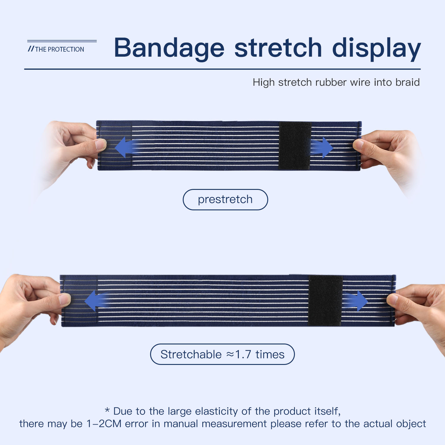 Knee Sleeve Compression - 1 PC 테이프 압축 붕대 발목