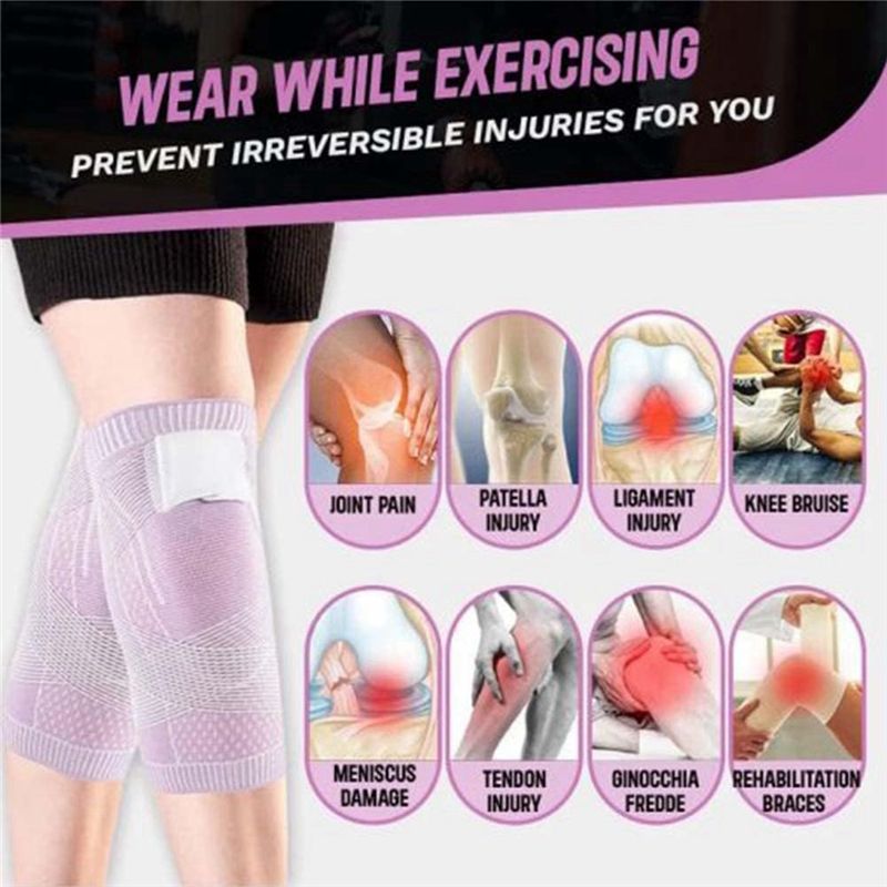 Knee Sleeve Compression - 인기 있는 2개 세트 스포츠 남녀공용