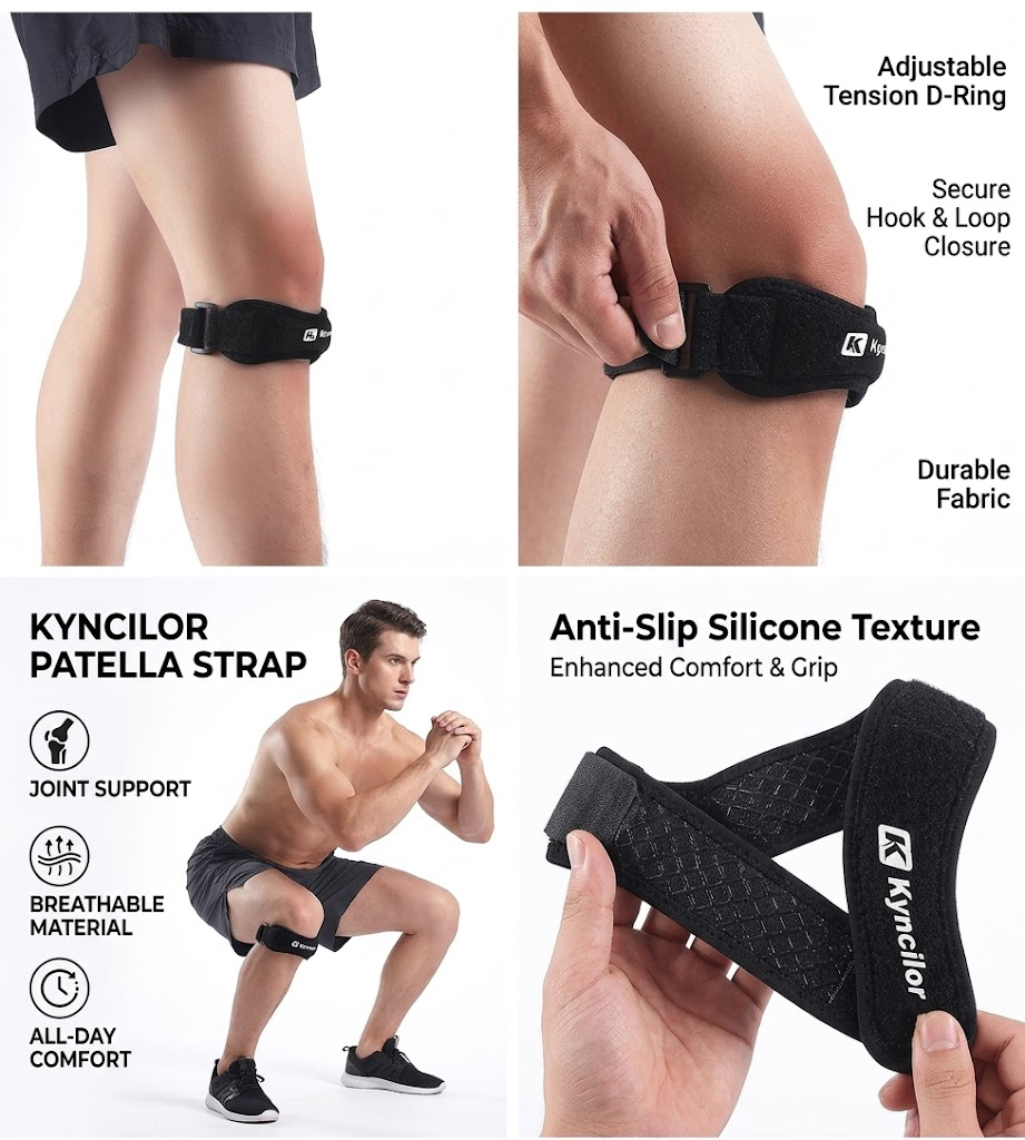 Knee Sleeve Compression - 1개의 스포츠 레그 슬리브, 남녀공용 풀