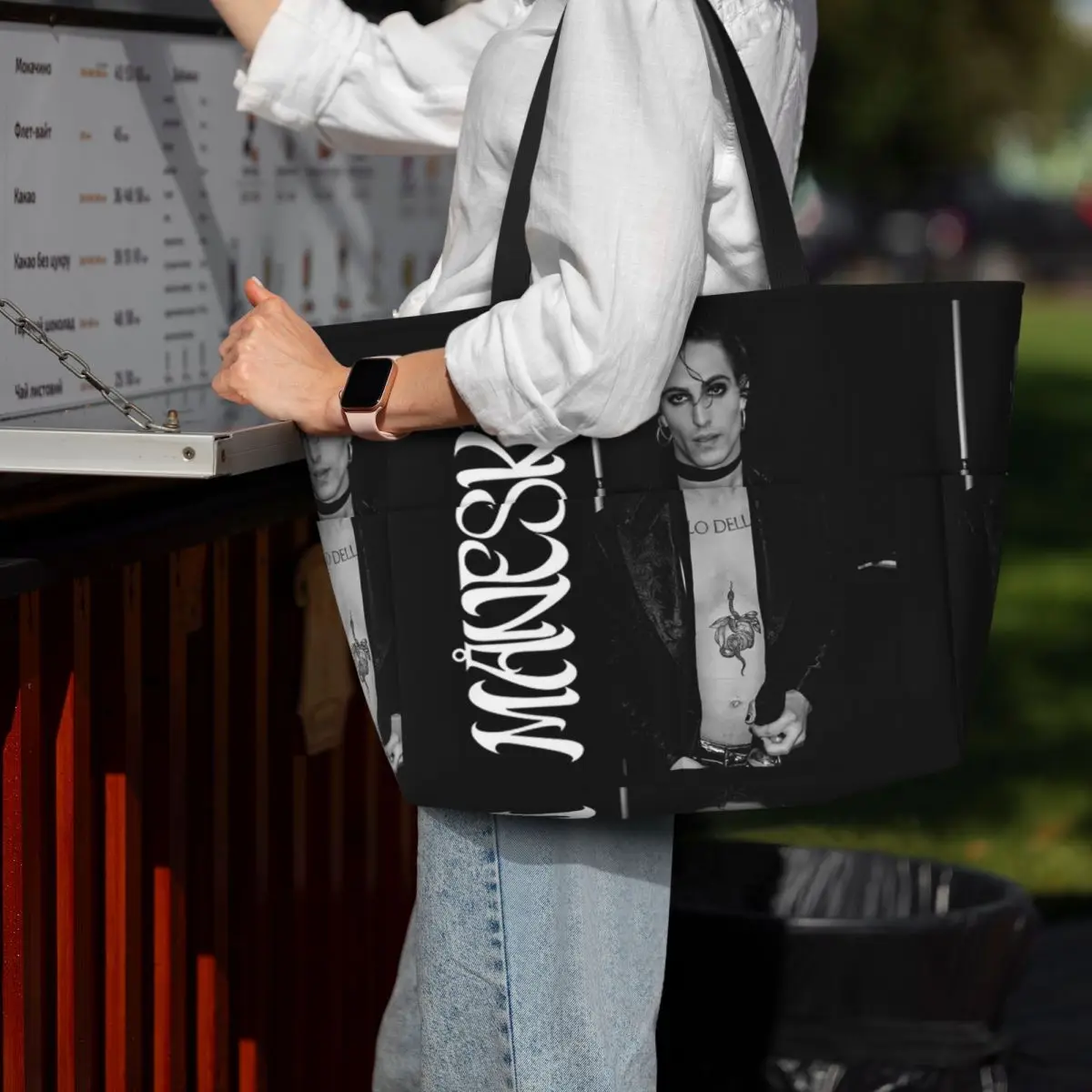 Yoga Fitness Tote - 다미아노 데이비드 마네스킨 비치 토트백 스포츠