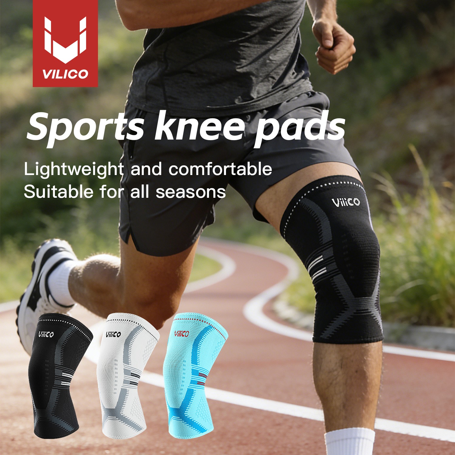 Knee Sleeve Compression - 여성 및 남성용 무릎 보호대 1개