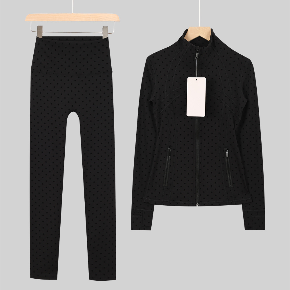Yoga Fitness Jacket - 여성 요가 스포츠 자켓 세트 요가복