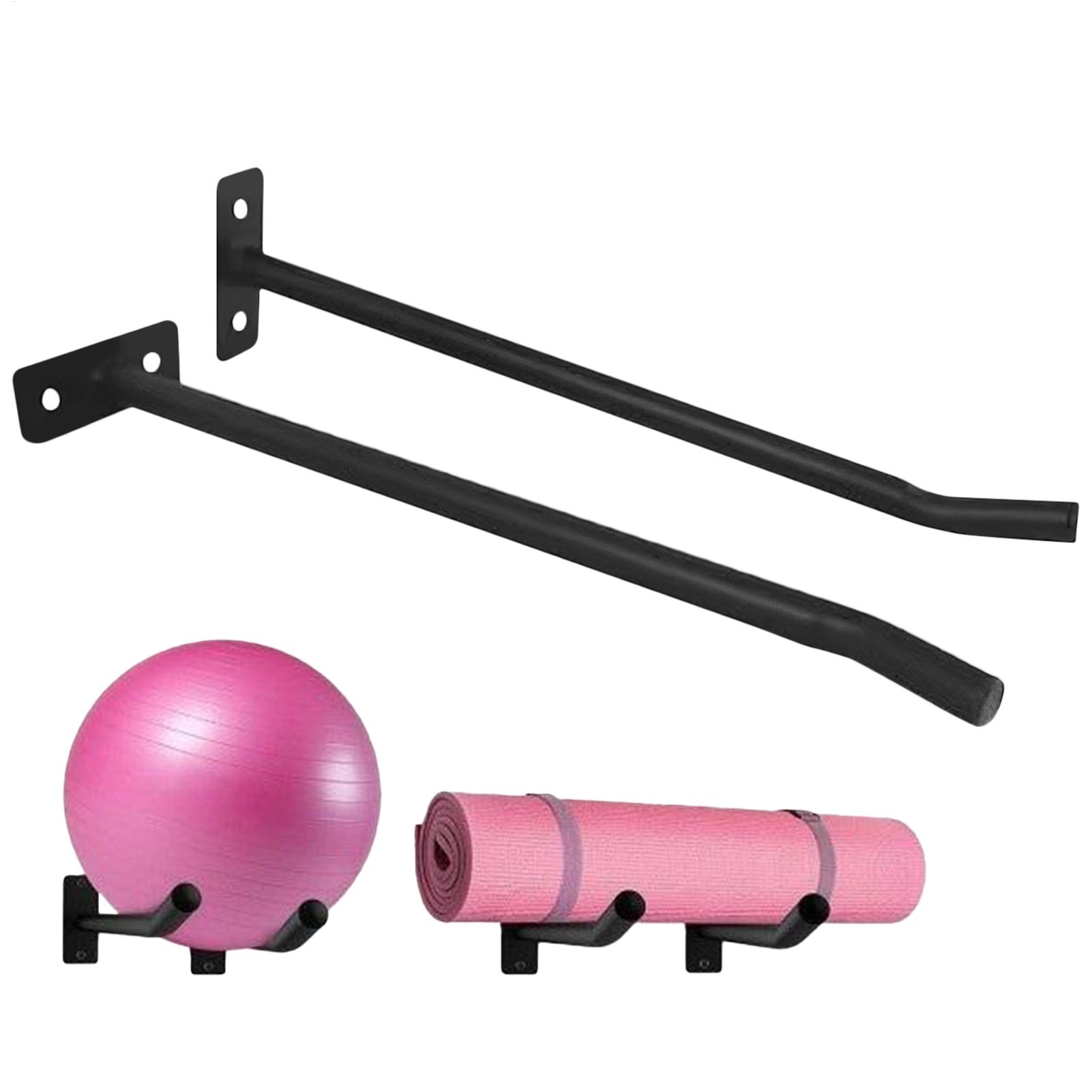 운동볼 홀더 2개 세트, 요가룸 벽걸이 볼 홀더, 장비 - Yoga Fitness Room 리뷰 및 가격