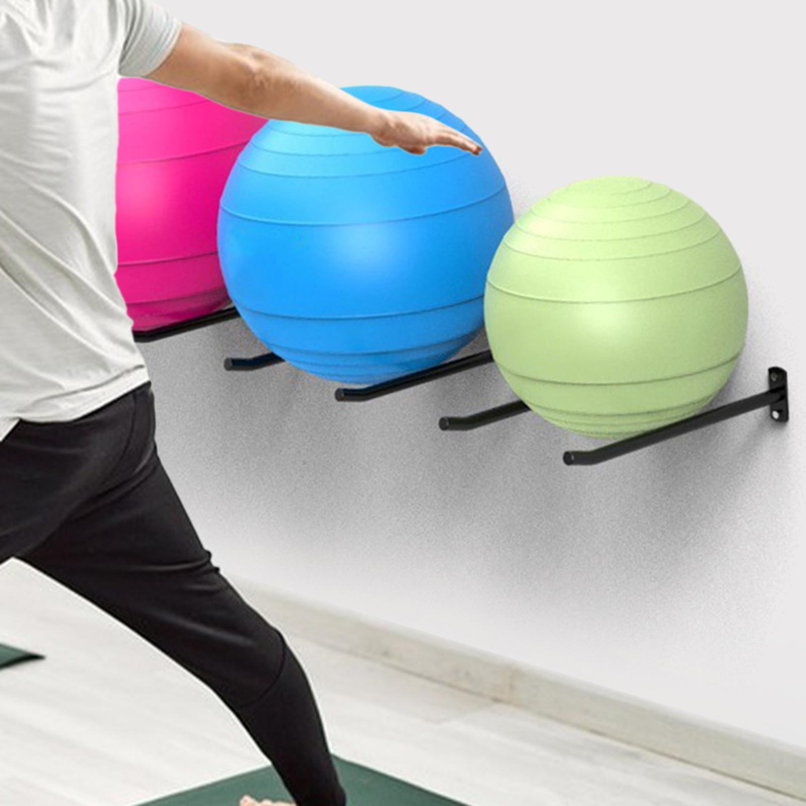 운동볼 홀더 2개 세트, 요가룸 벽걸이 볼 홀더, 장비 - Yoga Fitness Room 리뷰 및 가격