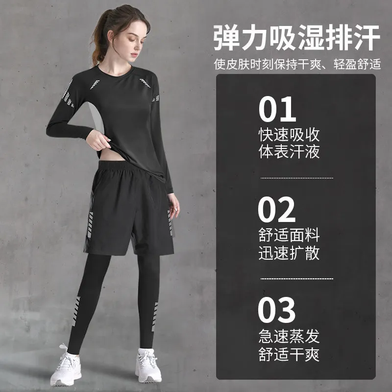 2026년 봄 신상 여성용 퀵드라이 요가 세트. 긴팔  - Yoga Fitness Set 리뷰 및 가격