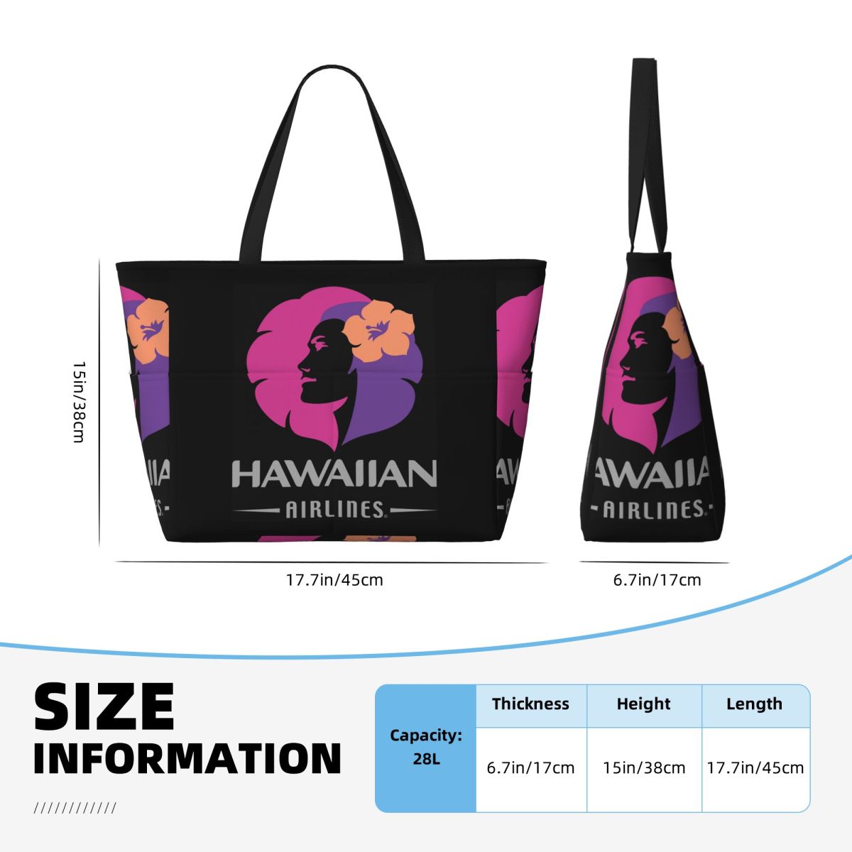 하와이안 항공 허크 여행 남부 여름 세일 종료 해변 토 - Yoga Fitness Tote 리뷰 및 가격