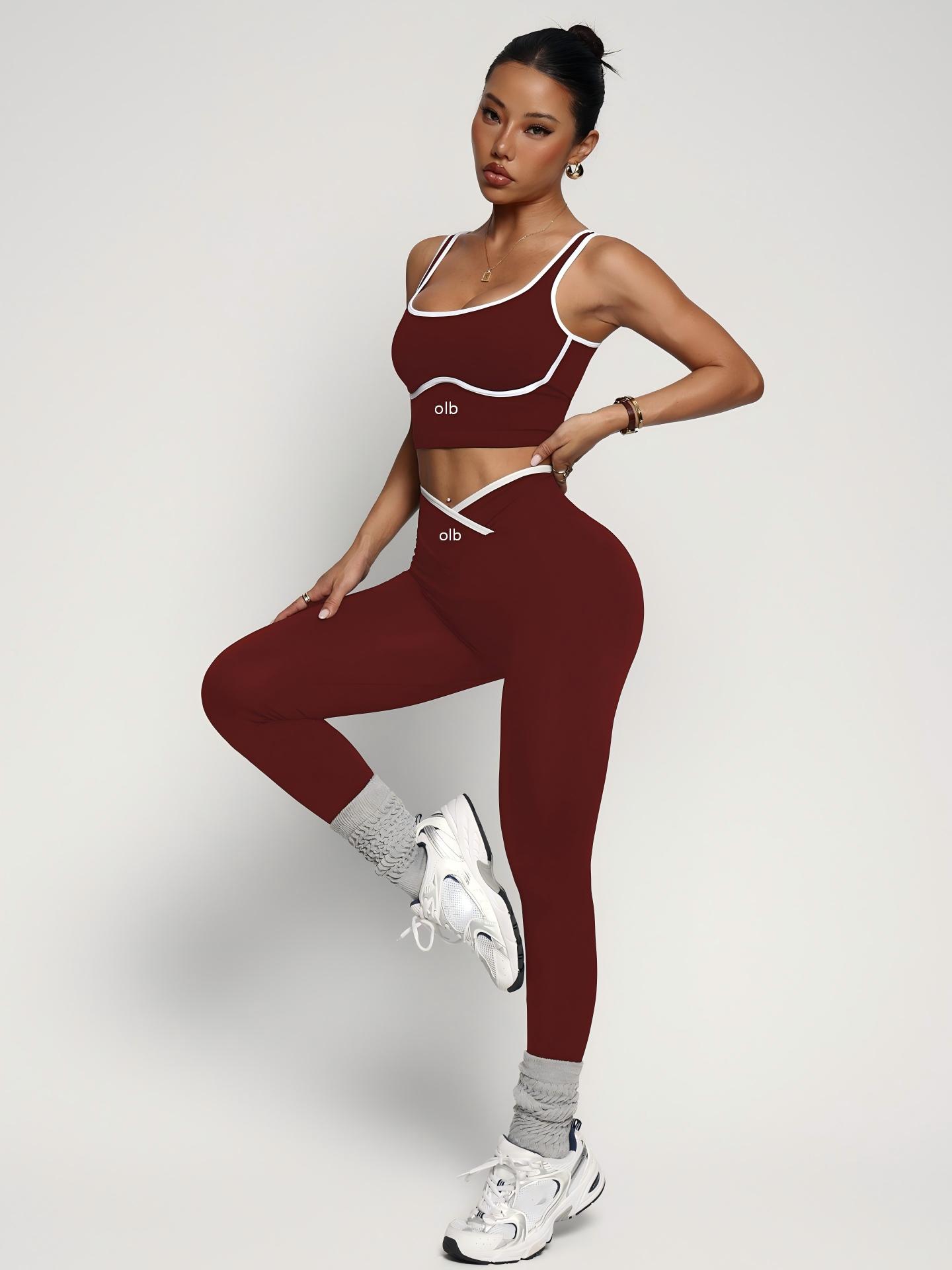 2피스 신상 스포츠 브라 베스트 팬츠 피트니스 슈트,  - Yoga Fitness Set 리뷰 및 가격