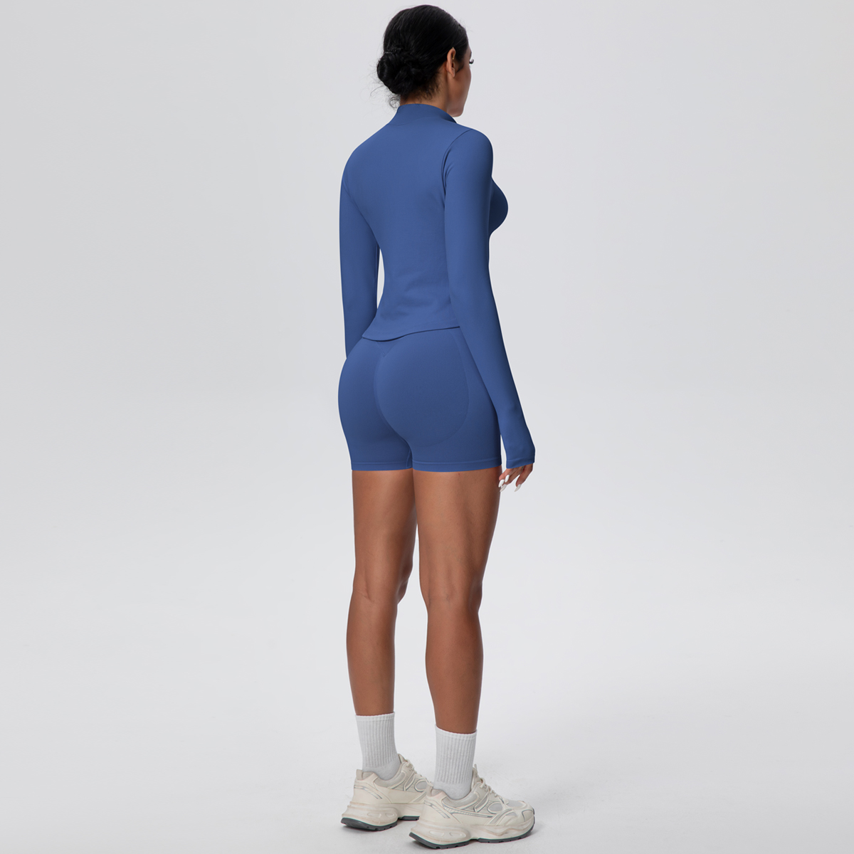 여성용 솔리드 컬러 짐 스포츠 요가 세트 2종 세트,  - Yoga Fitness Jacket 리뷰 및 가격