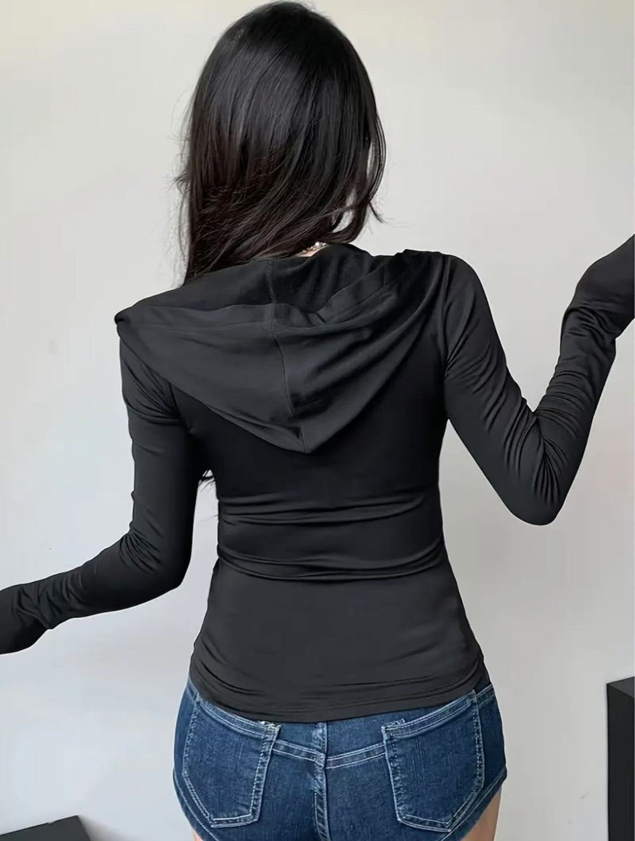 여성용 요가 재킷, 봄, 가을, 슬림핏, 후드, 모닝  - Yoga Fitness Jacket 리뷰 및 가격