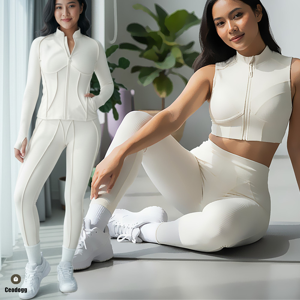 1/2PCS 패드 스포츠 자켓 정장 여성 운동복 운동  - Yoga Fitness Jacket 리뷰 및 가격