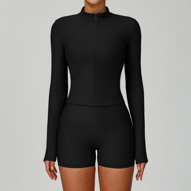 BIANHUI 스레드 스탠드 칼라 슬림 피트 요가 자켓 - Yoga Fitness Jacket 리뷰 및 가격