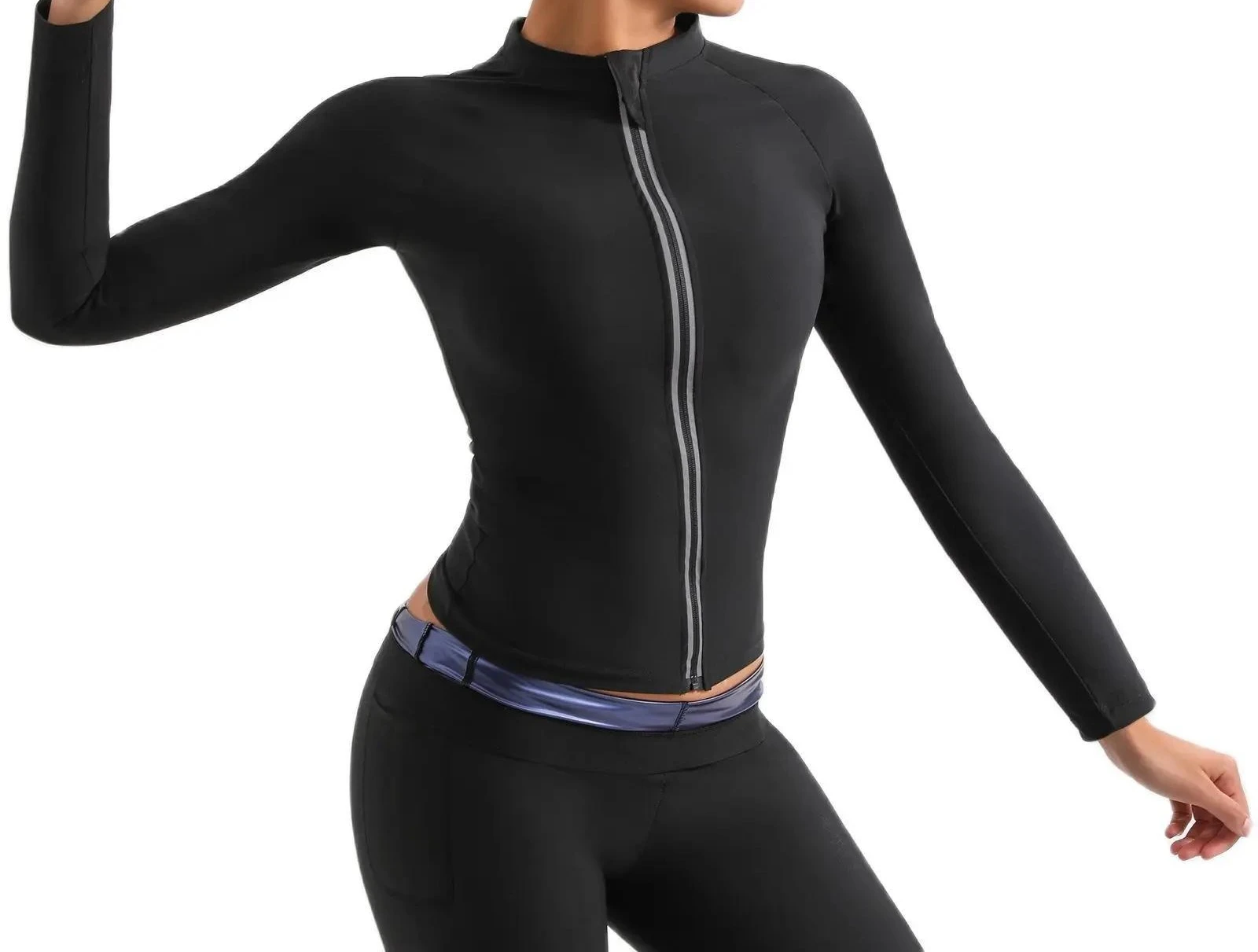 땀을 흘리는 옷, 런닝용 땀 흡수 운동복, 바디 스컬프 - Yoga Fitness Jacket 리뷰 및 가격