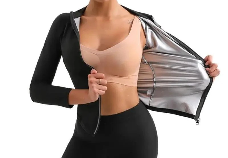 땀을 흘리는 옷, 런닝용 땀 흡수 운동복, 바디 스컬프 - Yoga Fitness Jacket 리뷰 및 가격