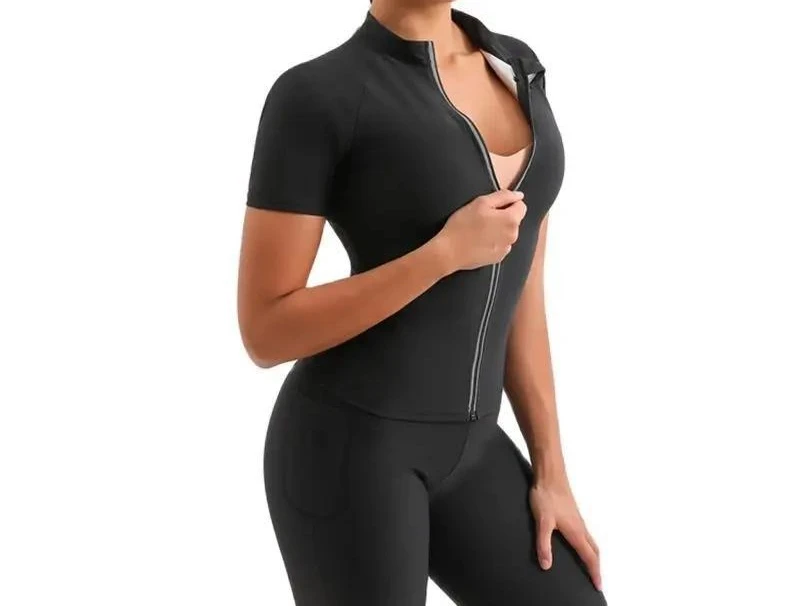 땀을 흘리는 옷, 런닝용 땀 흡수 운동복, 바디 스컬프 - Yoga Fitness Jacket 리뷰 및 가격