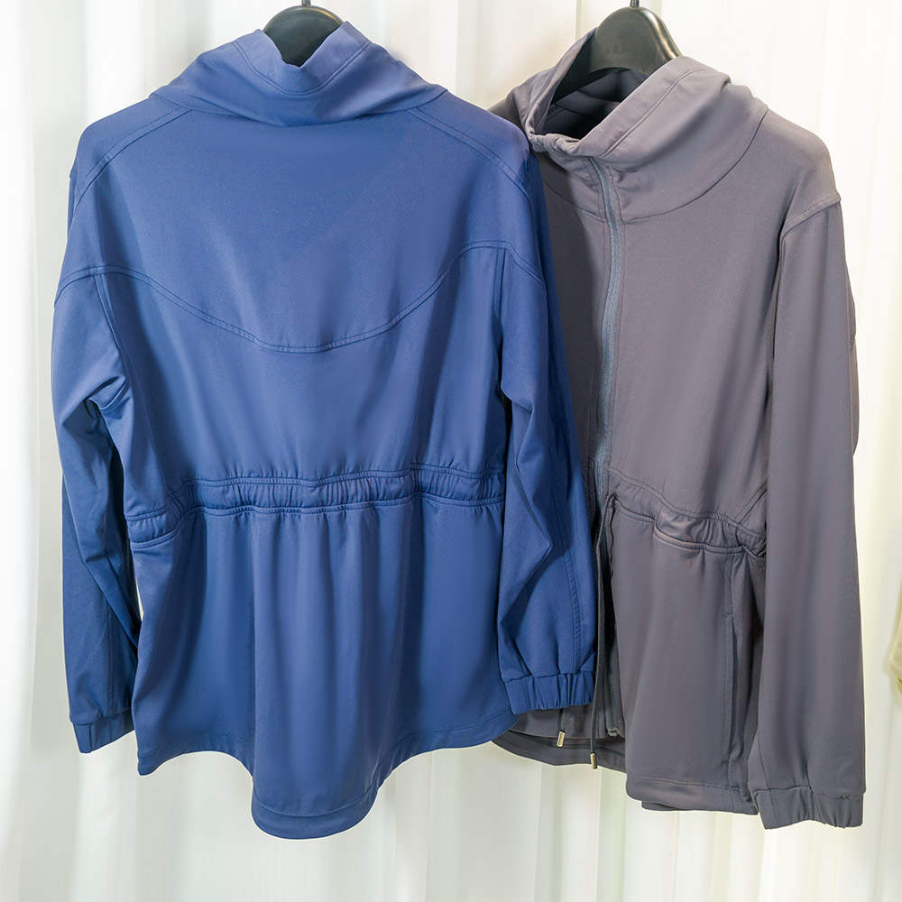 요가 의류 봄 가을 스타일 허리 타이트 하이넥 재킷 여 - Yoga Fitness Jacket 리뷰 및 가격
