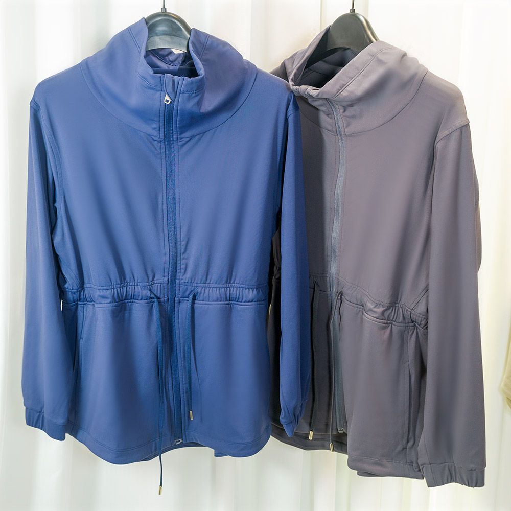 요가 의류 봄 가을 스타일 허리 타이트 하이넥 재킷 여 - Yoga Fitness Jacket 리뷰 및 가격