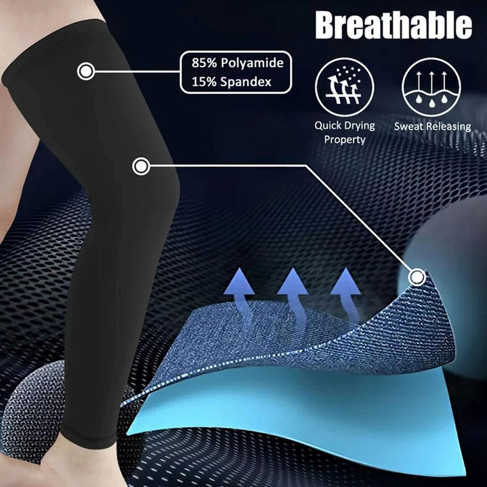 태양 보호 다리 커버 다리 압축 슬리브 농구 스포츠 무 - Knee Sleeve Compression 리뷰 및 가격